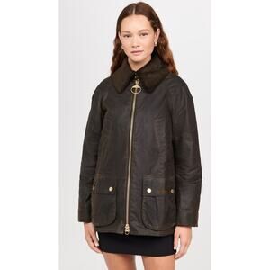 BARBOUR ALLERSTON WAXED JACKET OLIVE ANCIENT